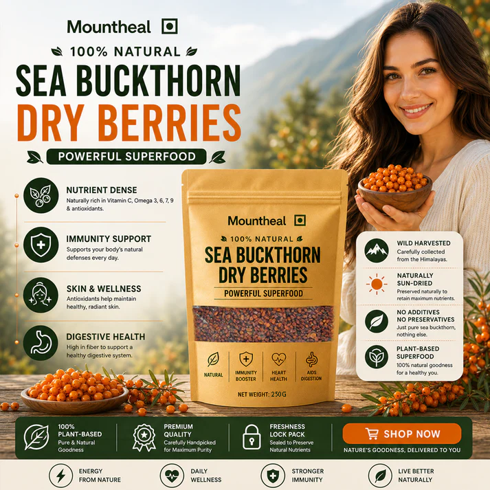 Sea Buckthorn Dried Berries Sub Image 2